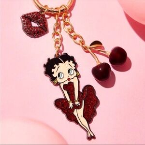Betty Boop Licensed Keychain / Bag Charm, NEW